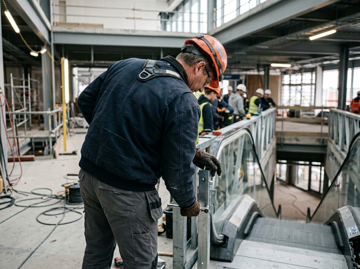 Installation d'escaliers mécaniques par SBS Lift lors de l'ouverture d'un Primark